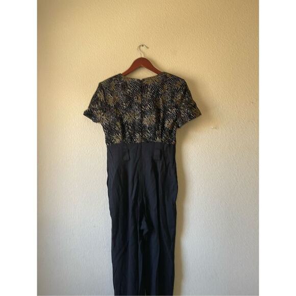 Vintage embellished‎ evening wear party jumpsuit size small - Picture 4 of 8